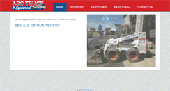 Desktop Screenshot of abctruckequipment.com